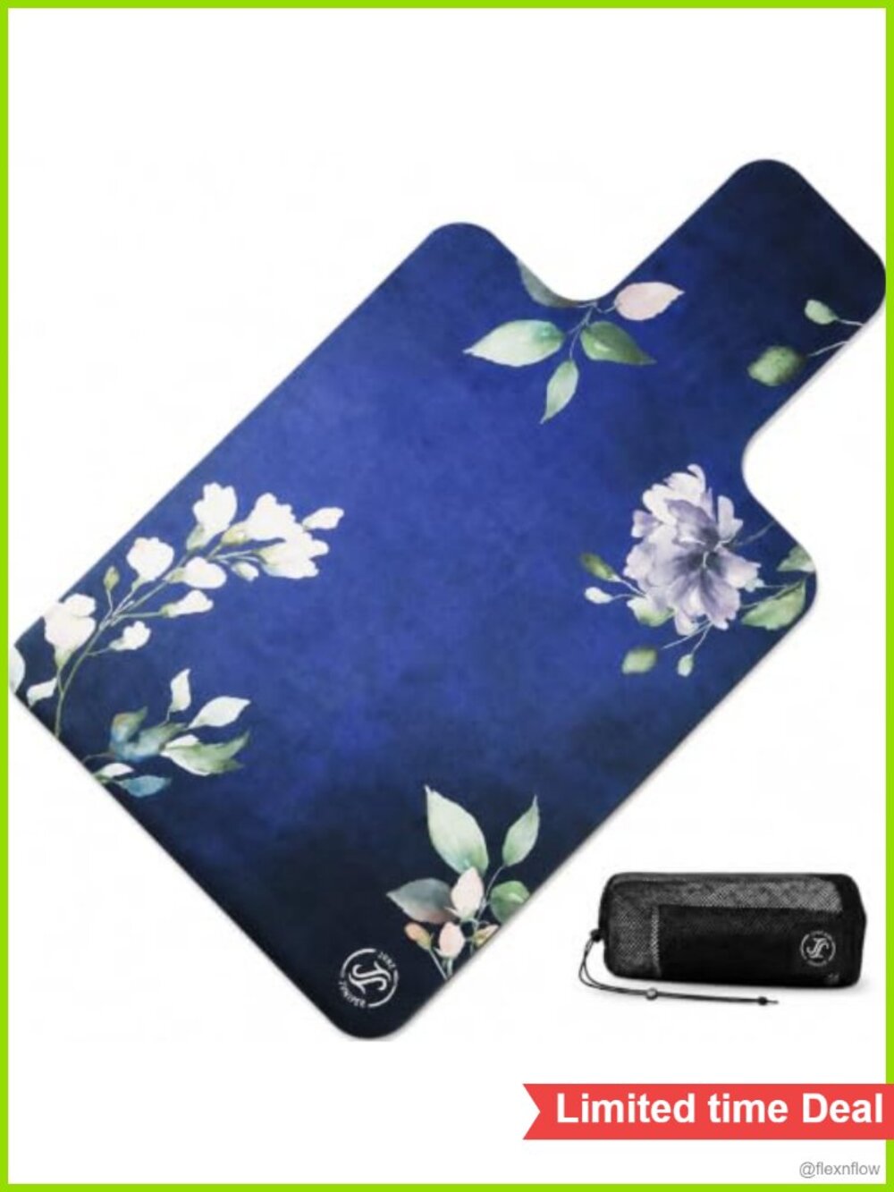 Pilates Reformer Mat Towel Non-Slip Rubber Gym Yoga Mat Carry Bag